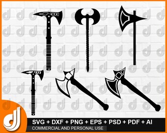 Firefighter axe svg | Etsy