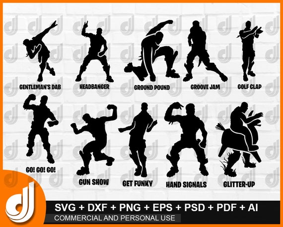 Fortnite Dance SvgFortnite Dance SilhouetteFortnite svg | Etsy