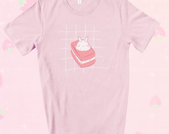 Cute Yume Kawaii Fairy Kei Harajuku School Rabbit 2021 Japanese Bunny T-Shirt