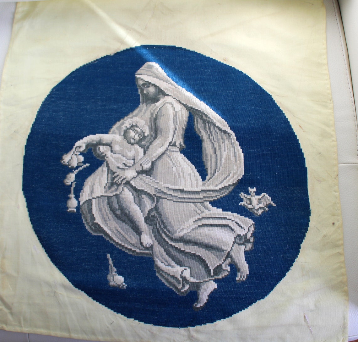 Needlepoint tapestryGreek mythology wall artWiehler gobelin image 1