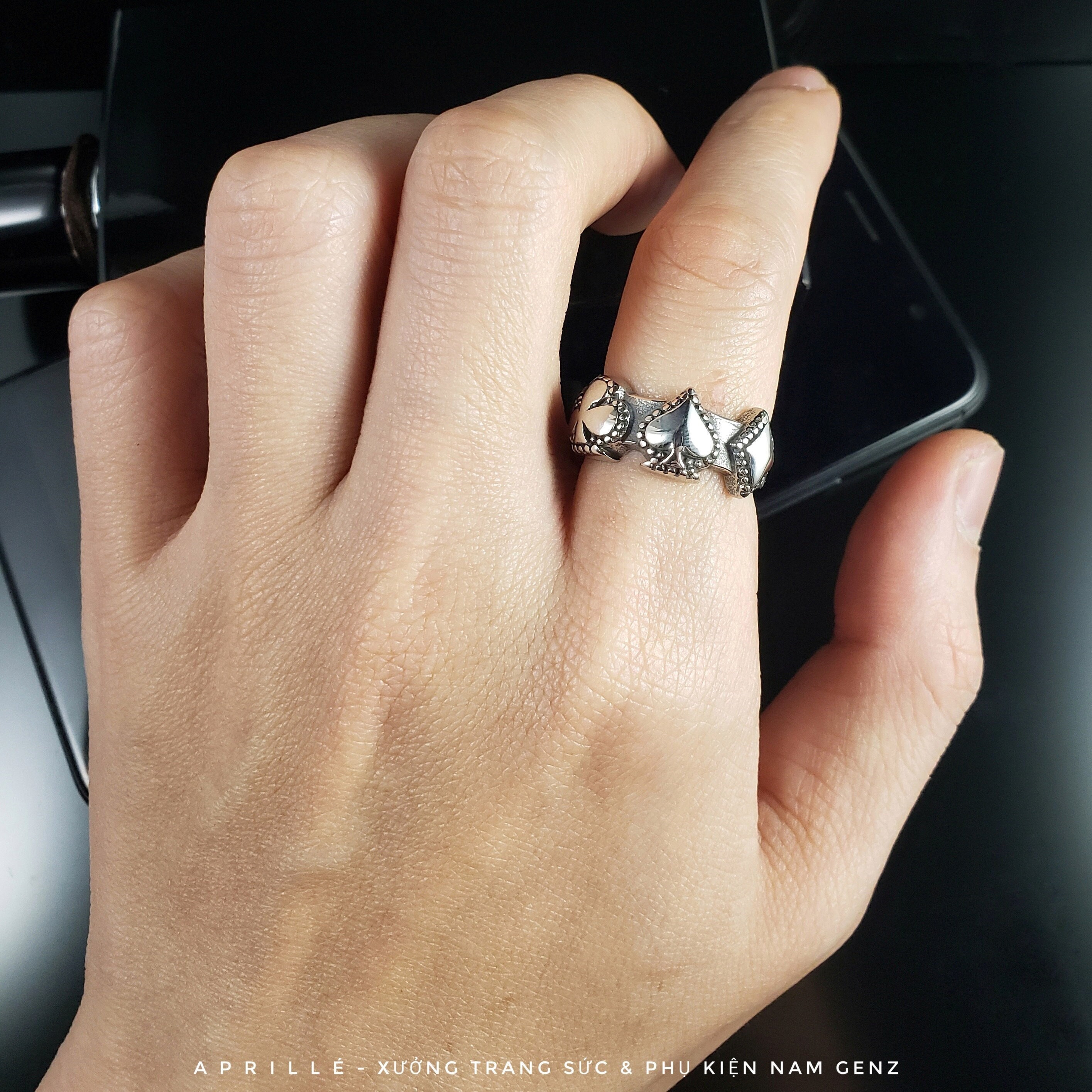 2021-22FW Unisex Street Style Silver Open Ring Rings