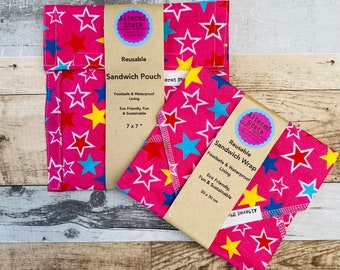 Reusable Sandwich Pouch: Washable Snack Wrap
