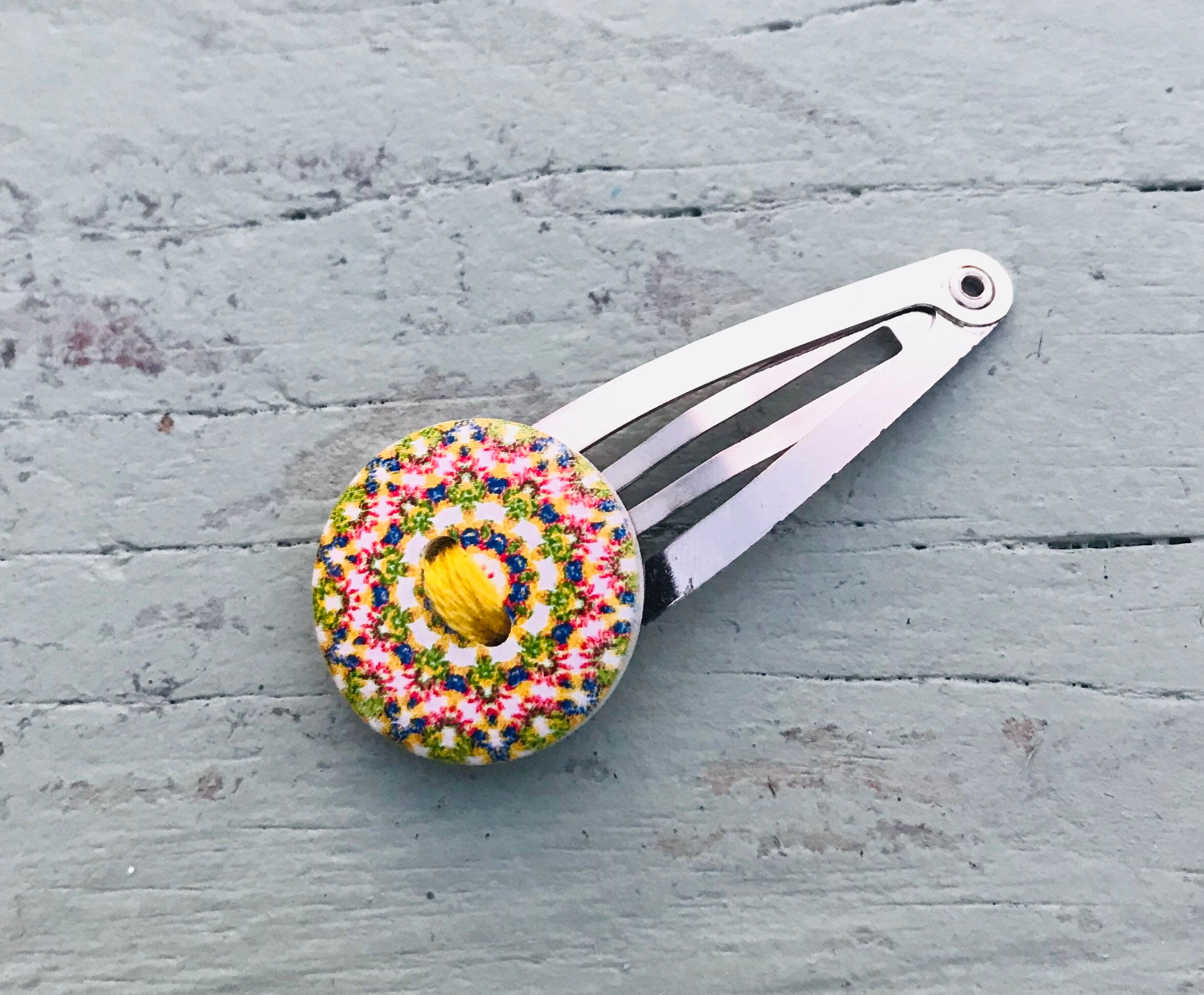 Hair Clips upcycled materials/ eco friendly / zero waste Etsy