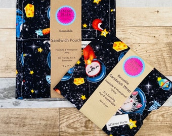 Reusable Sandwich Pouch: Washable Food Wrap