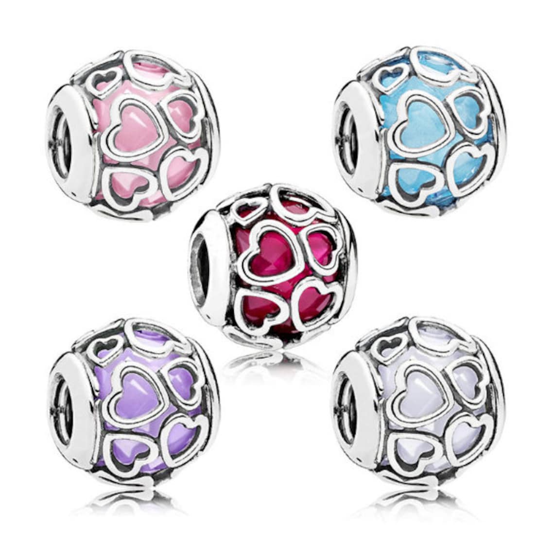 Pandora Charms Birthstones Heart BirthstonesPandora Etsy
