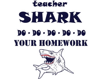Free Free 312 Teacher Shark Doo Doo Svg SVG PNG EPS DXF File