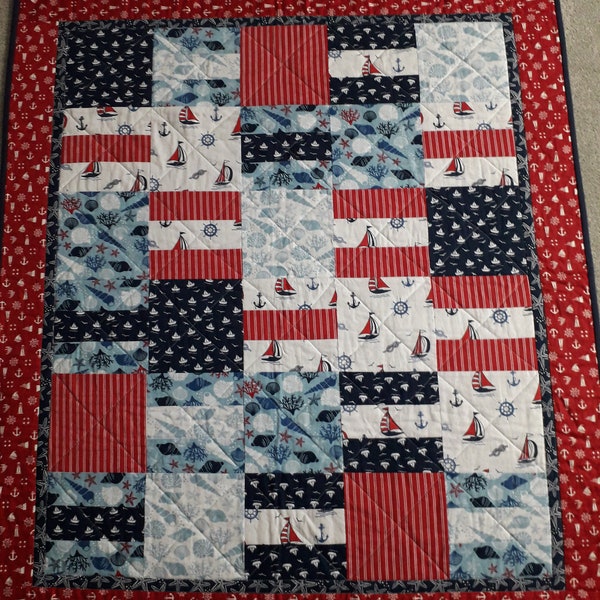 Nautical Quilt Etsy