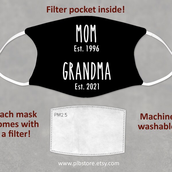 Grandma Mask Etsy
