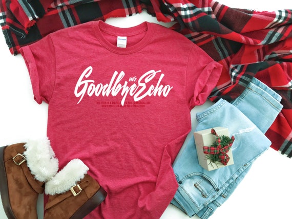 Christmas Mockupgildan 5000 Heather Red Flat