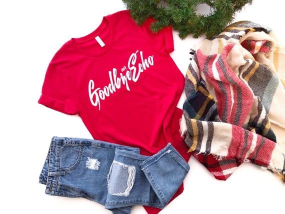 Download Christmas Mockup Bella Canvas 3001 Red T-Shirt - Gift ...