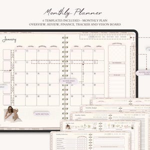 Digital Planner 2026-2028, Goodnotes, Google Calendar (Digital Download) image 2