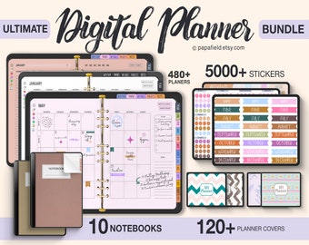 Digital Planner, Goodnotes Planner, Daily Digital Planner, iPad Planner, Notability Planner, 2024 Dated Undated Digital Planner