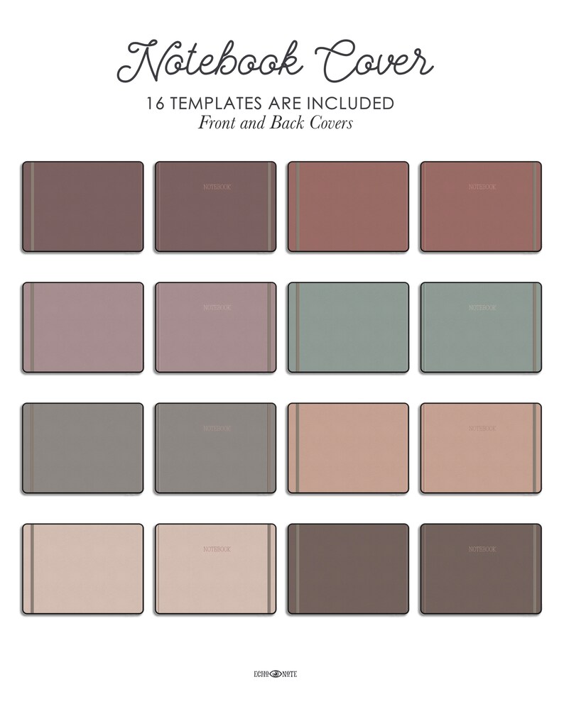 Digital Notebook Covers for Goodnotes Notability and Other Etsy