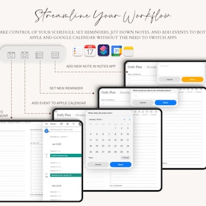 Digital Planner 2026-2028, Goodnotes, Google Calendar (Digital Download) image 8