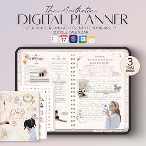 Digital Planner 2026-2028, Goodnotes, Google Calendar (Digital Download) image 11
