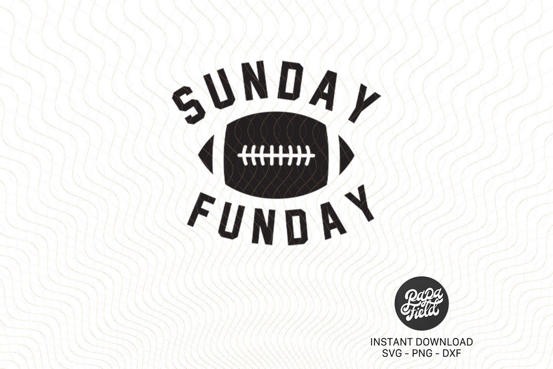 Sunday Funday Svg Sunday Svg Funday Svg Football Svg Etsy Canada
