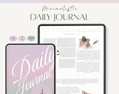 Digital Daily Journal: Hyperlinked iPad Journal for Goodnotes (PDF)