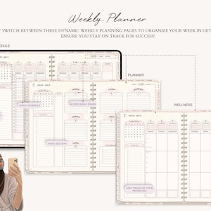 Digital Planner 2026-2028, Goodnotes, Google Calendar (Digital Download) image 3