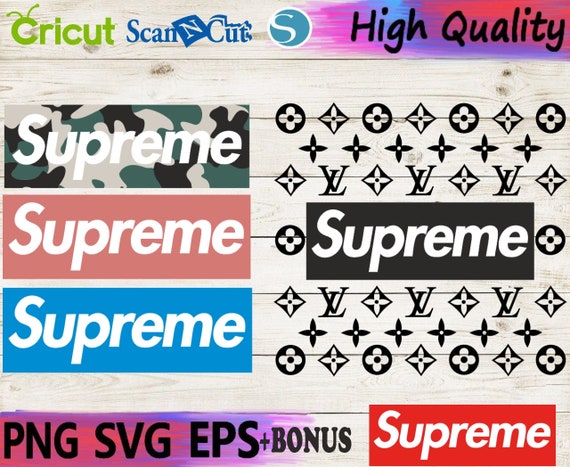 Download Inspired by supreme svg silhouette fashion logos brand | Etsy