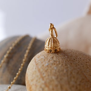Brunelleschi’s Dome Pendant – Florence Duomo Charm in 925 Sterling Silver, 18Kt Gold or Rhodium Plated – Italian Handmade Jewelry