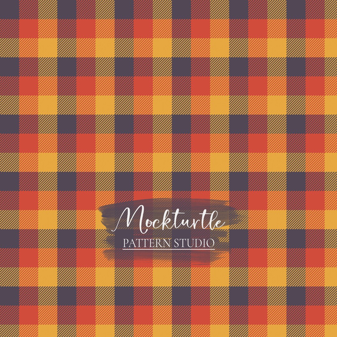 Fall Plaid Rug Pattern Autumn Tartan Pattern | Fall Plaid | Autumn Plaid Surface Pattern ...