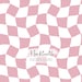 Wavy Check Pattern | Pink Checkerboard | Retro Wavy Check | Checkered ...