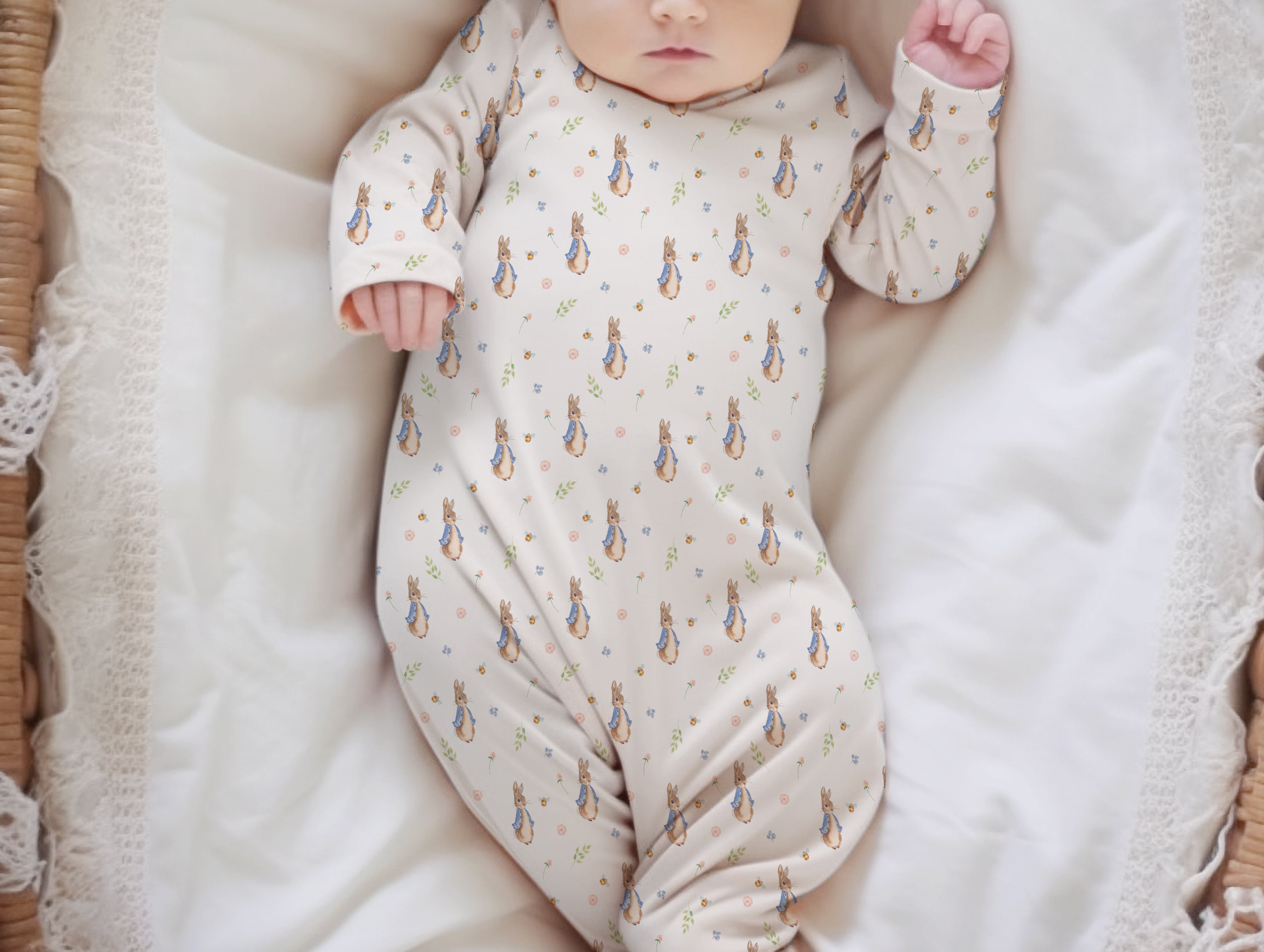 Peter Rabbit Seamless Pattern | Blue Bunny Pattern | Peter Rabbit ...