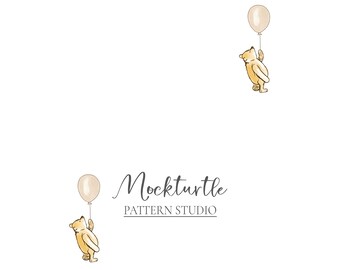 Classic Winnie the Pooh Seamless Pattern | Winnie the Pooh Piglet Eeyore | Winnie the Pooh Surface Pattern | Commercial Use Surface Pattern