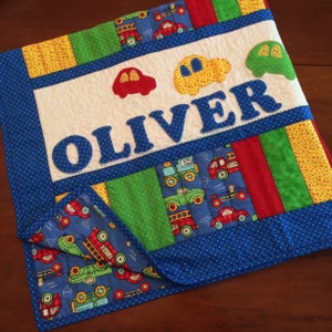 Baby Boy Cars Quilt