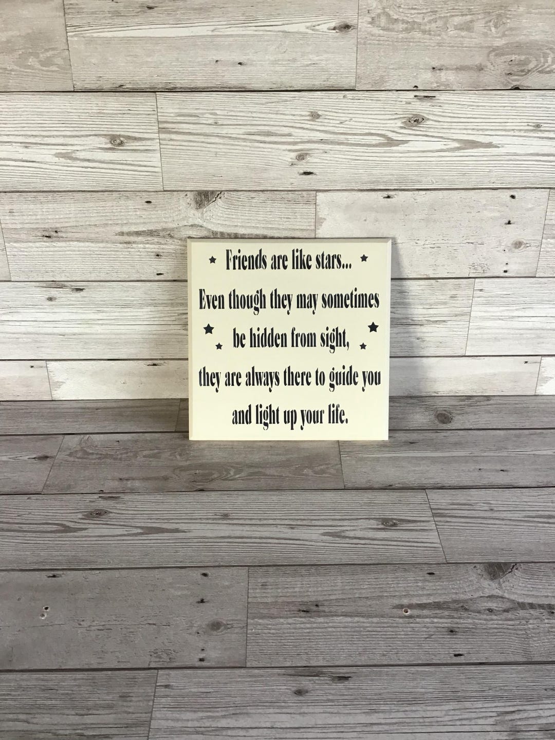 Wooden Friendship Sign-friendship Quote-missing Friends-best Friends ...
