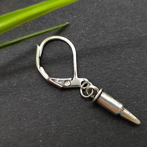 Tibetanskt silverkulaörhänge, gotisk grunge-stil