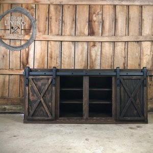 CUSTOM Fort Worth Barn Door Buffet image 1