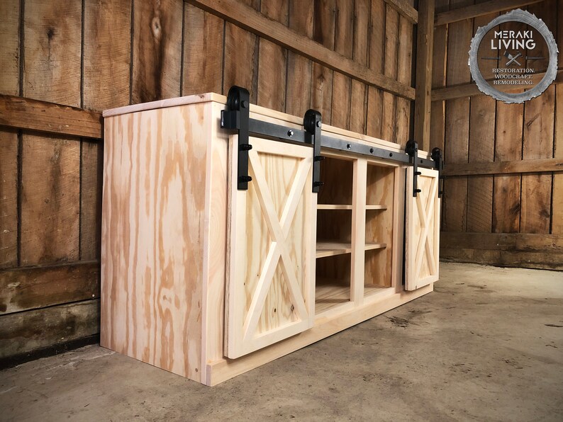 CUSTOM Fort Worth Barn Door Buffet image 7