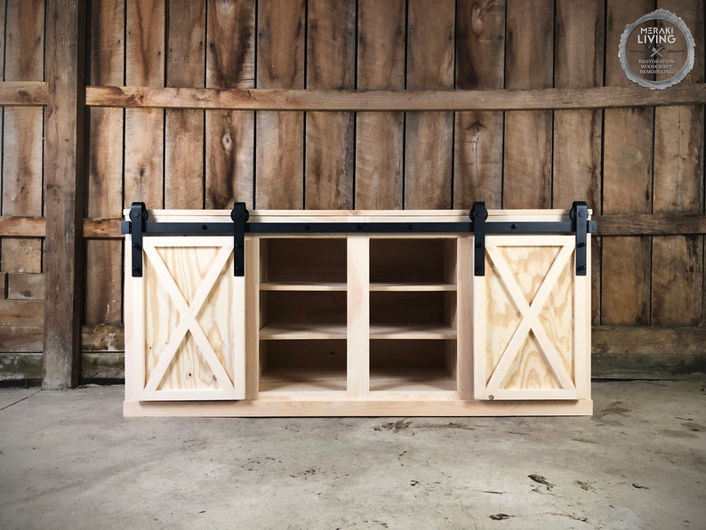 CUSTOM Fort Worth Barn Door Buffet image 6