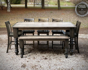 CUSTOM Winchester (counter-height 36") Farmhouse Dining Table