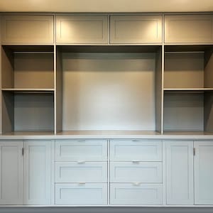 CUSTOM 'Gibsonia' Office Storage Wall Unit | Built In
