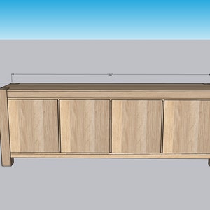 CUSTOM &#39;Mount Prospect&#39; Console Table, TV Stand, Bookshelf, Entertainment Center