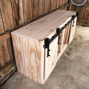 CUSTOM Fort Worth Barn Door Buffet image 8