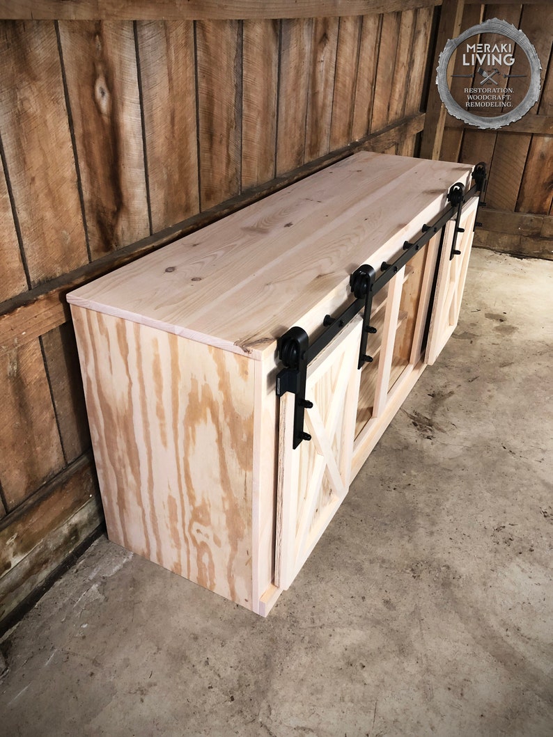 CUSTOM Fort Worth Barn Door Buffet image 8