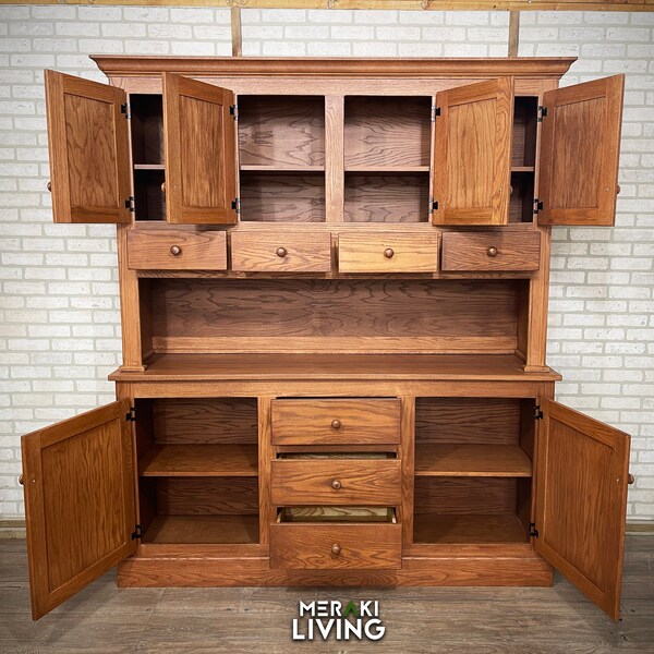 Hutch Cabinet - Etsy