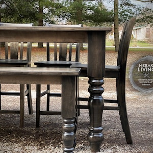 CUSTOM Winchester Counter-Height Farmhouse Bench