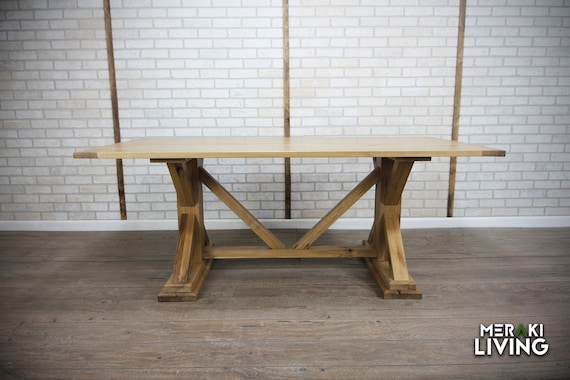 Hitchcock trestle table deals