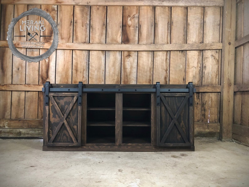 CUSTOM Fort Worth Barn Door Buffet image 1