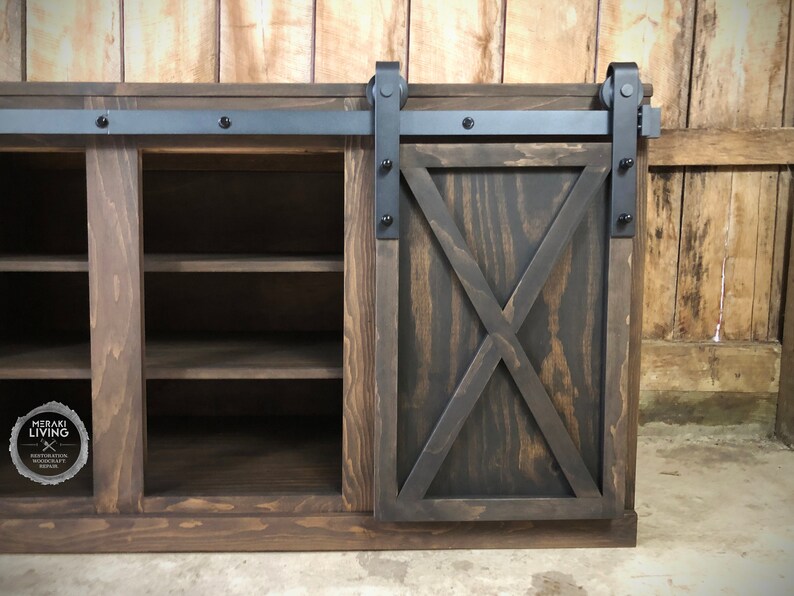 CUSTOM Fort Worth Barn Door Buffet image 5