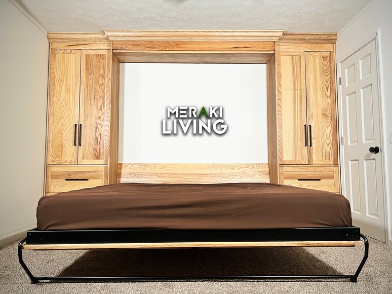 CUSTOM 'plymouth' Murphy Bed Wall Unit Etsy