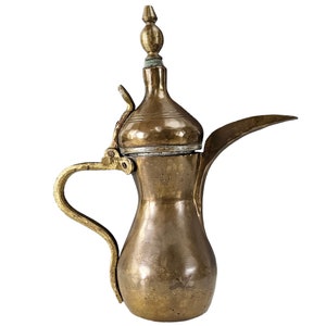 5550【TURKISH DALLAH トルコ式 真鍮 ティー コーヒー ポット