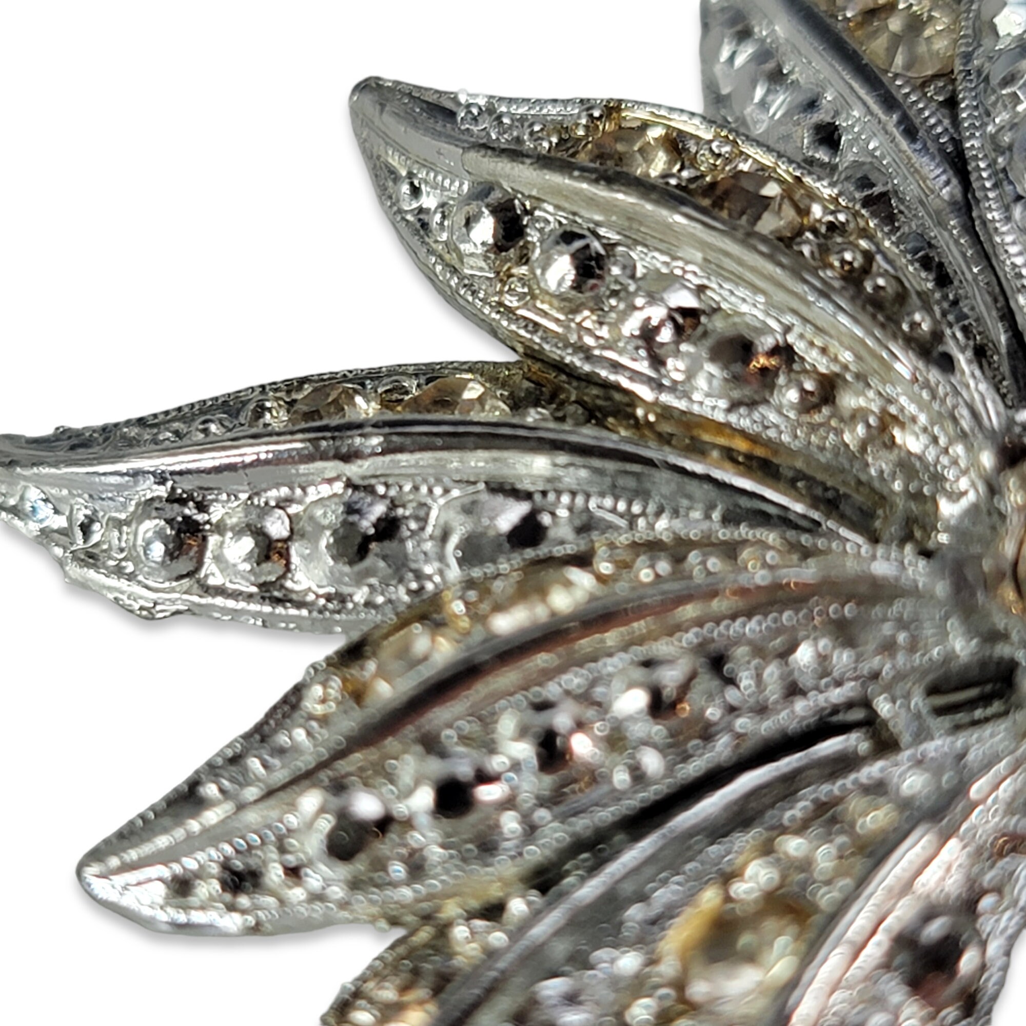 Spilla Girasole Con Cristalli E Strass – Elegante Fiore Lucente Per Abiti, Matrimoni E Occasioni Speciali – 5,5 Cm - 2