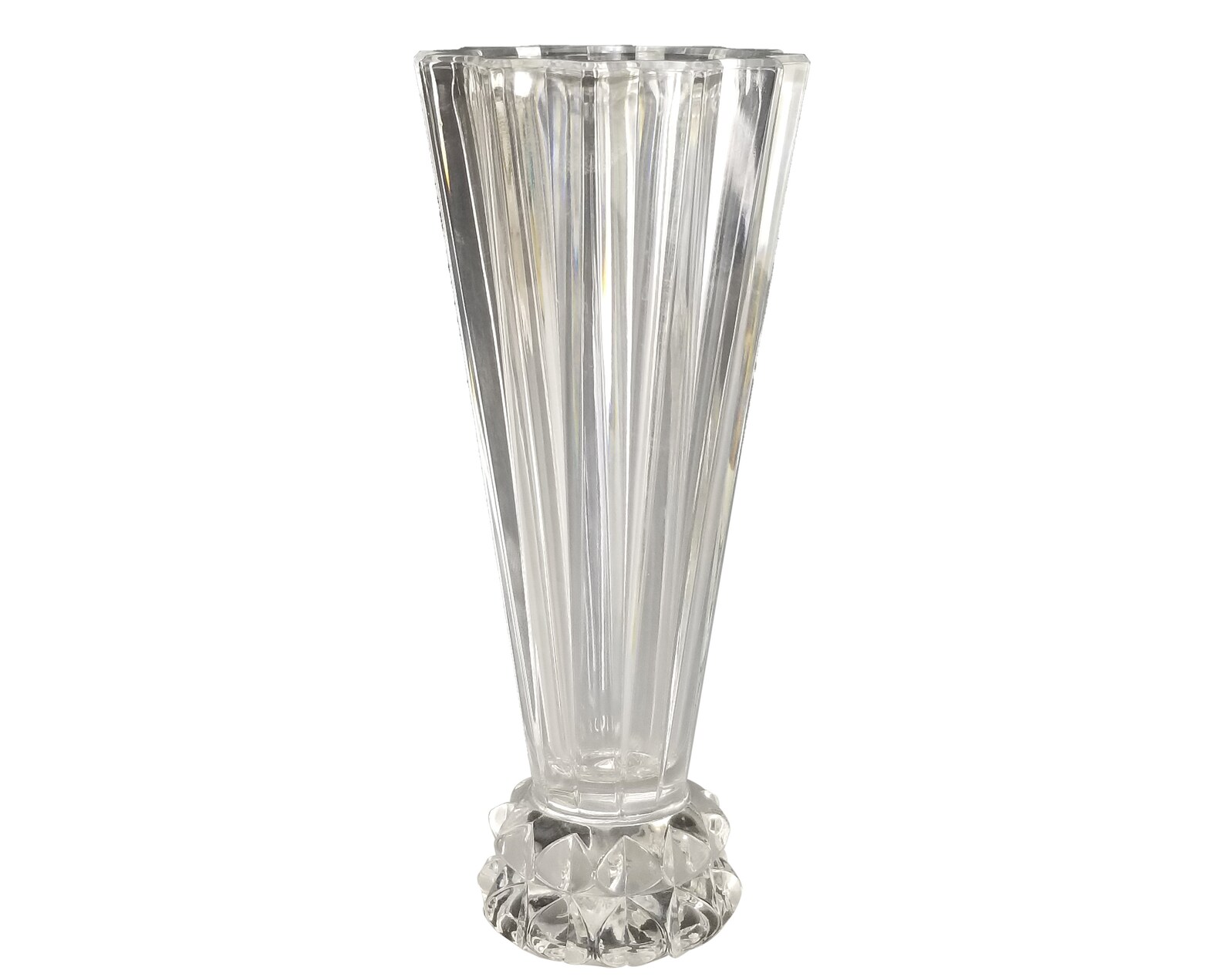 Vintage Rosenthal Classic Blossom Crystal Vase 7 Tall Etsy