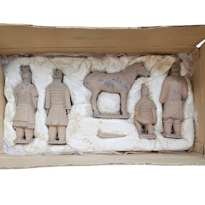 Lintong Museum Terracotta Warriors Set: Xi’an China Historical Decor
