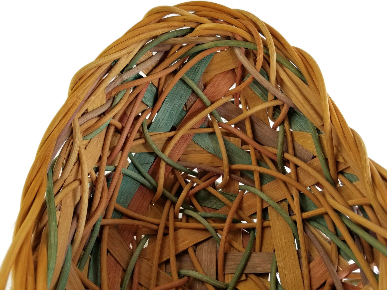 Weave Basket Willow Reed Pastel Southwest Moses Etsy